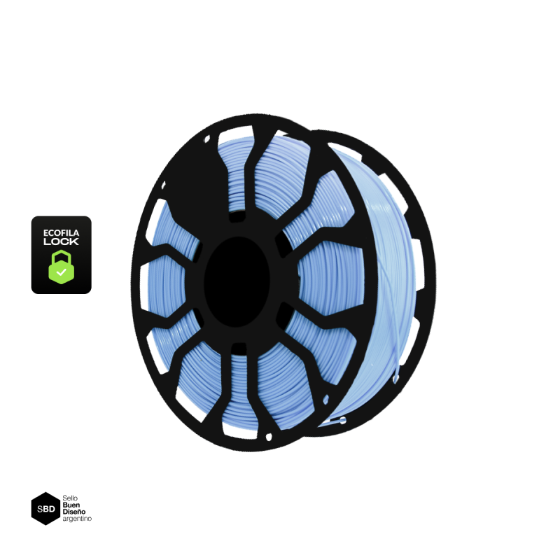 Filamento Hellbot ECOFILA PLA 1,75mm 1kg LOCK
