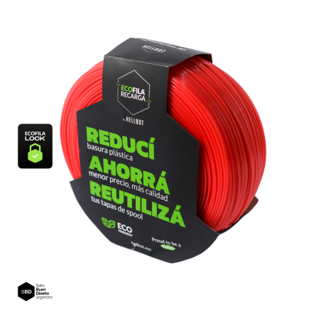 Filamento Hellbot ECOFILA RECARGA PLA 1,75mm 1kg LOCK