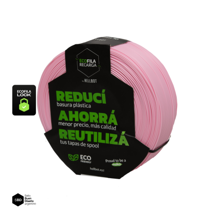 Filamento Hellbot ECOFILA RECARGA PLA 1,75mm 1kg LOCK