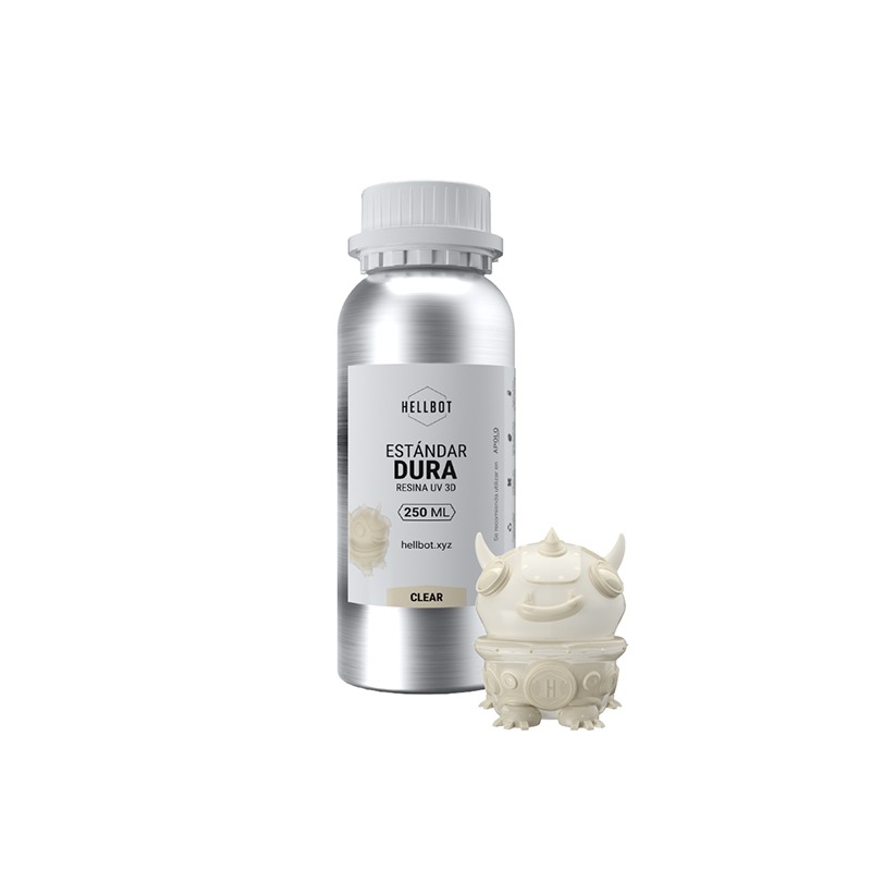 Resina Estándar Dura Hellbot x 250ml