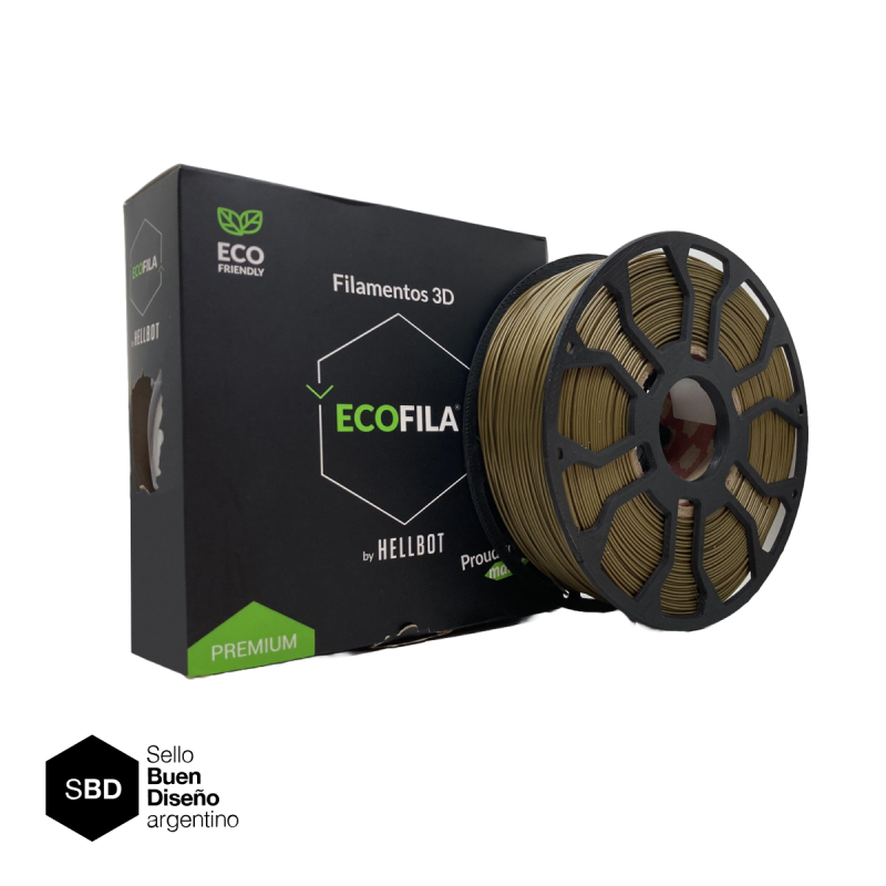 FILAMENTO 3D HELLBOT PLA ECOFILA METAL COLORS 1,75 X 1KG