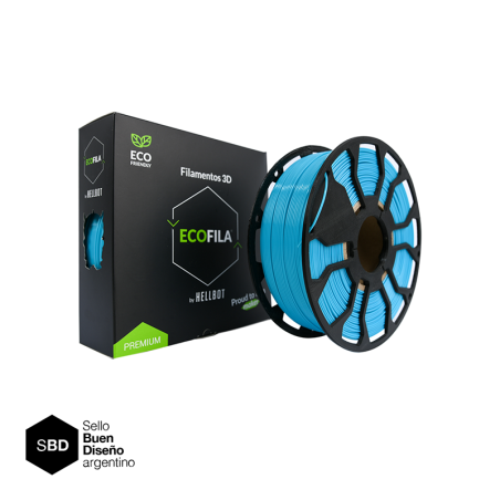 Filamento 3D Hellbot PLA ECOFILA 1,75 x 1KG